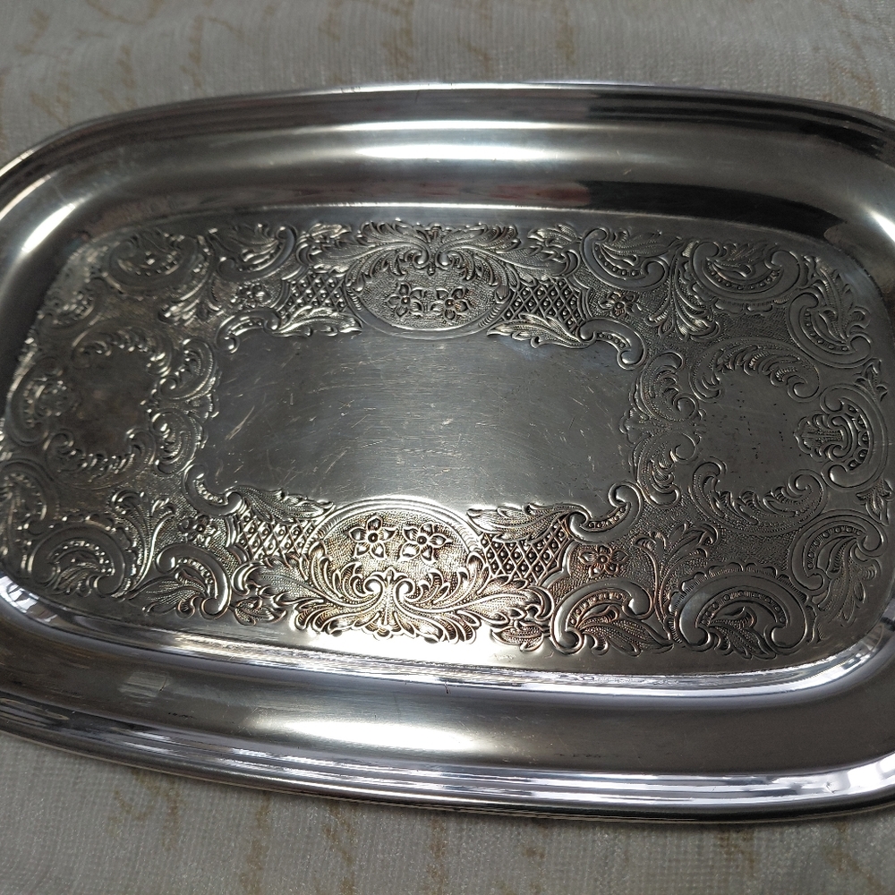 Silver Plated Plate